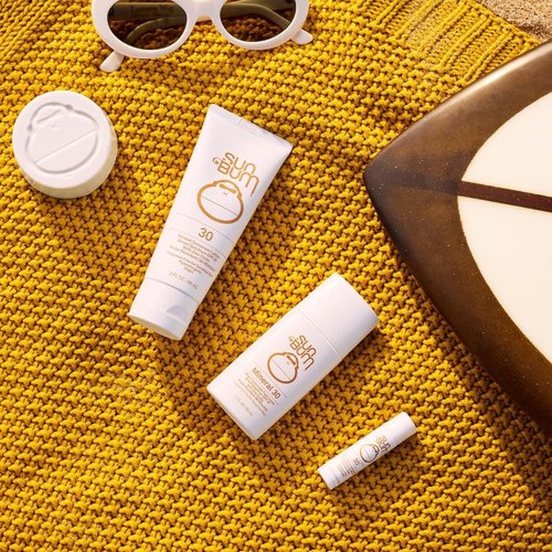 Sun Bum SPF 30 Mineral Sunscreen Lip Balm - Zinc-Based UVA/UVB Protection - 0.15 oz Stick | Hawaii Compliant