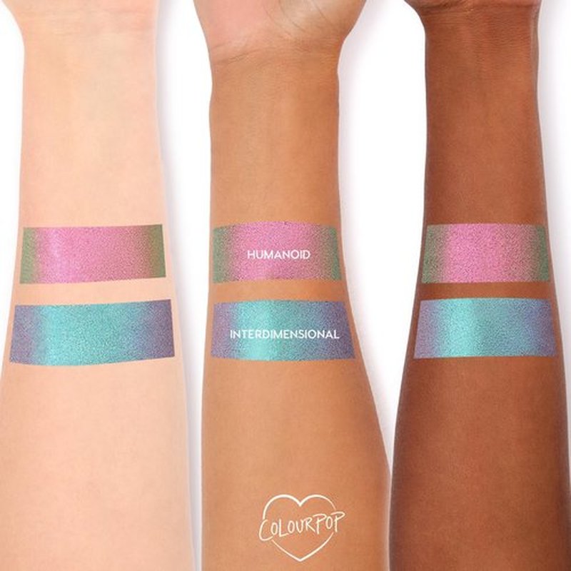 ColourPop x Stranger Things Chrome Liquid Eyeshadow Duo - Color-Shifting Chrome Eyeshadow with Long-Lasting & Ultra-Pigmented Formula - The Monster (2 Count)