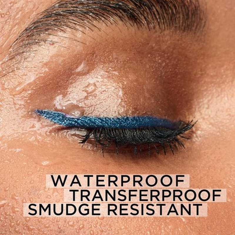 L'Oreal Paris Infallible Grip Gel Eyeliner Pencil - Smudge-Resistant & Waterproof, 36HR Wear, Blue Jersey, 0.01 Oz