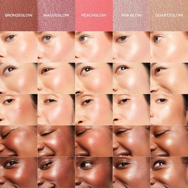 Saie Glow Sculpt Multi-Use Highlighter + Cream Blush - Lightweight Highlighter Makeup with Hyaluronic Acid + Micropearl for Radiant, Glowing Skin - Mauveglow (.02 oz)