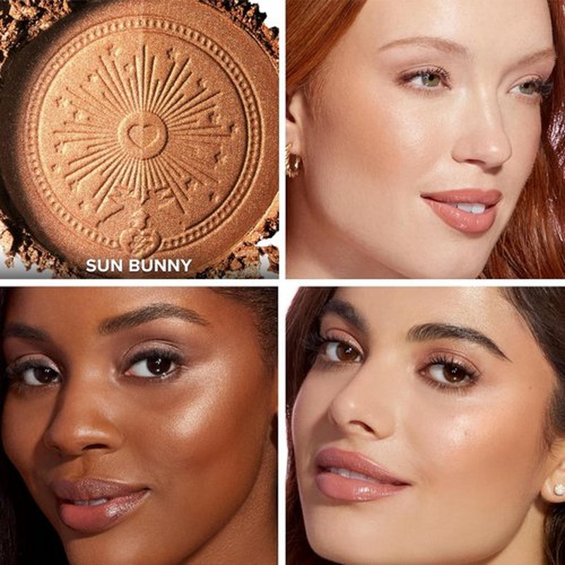Too Faced Sun Bunny Blushing Bronzer - Dual-Shade Sheer Bronzer Blush with Pink Undertones for Natural Glow