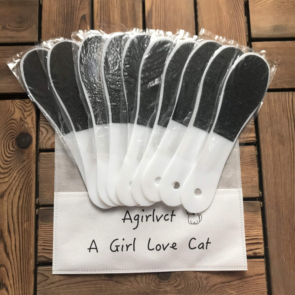 10 Pack Foot File, Professional Foot Callus Remover Sandpaper Pedicure Tools, Double Side Foot Scrubber, Sander for Dead Skin Foot Rasp Pedicure for Women Mother Family Manicure Beauty Shop Spa