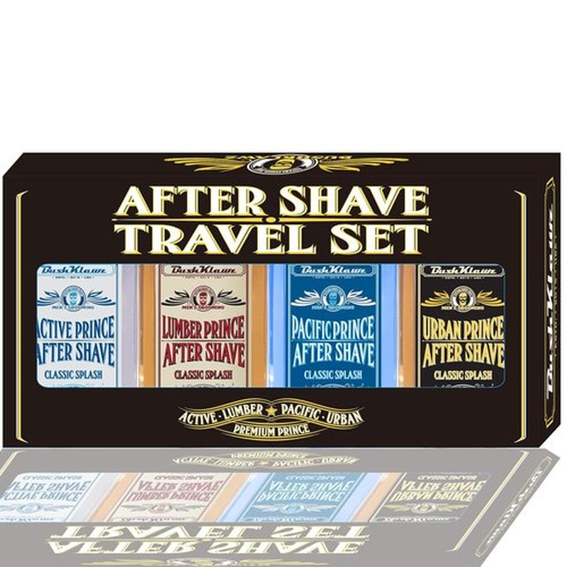BushKlawz Classic After Shave Lotion - Refreshing Cooling Balm & Toner Sampler Kit | Travel Size
