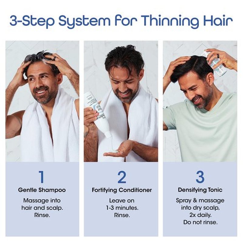 NUTRI-OX Densifying Tonic Thicker, Fuller-Looking Hair | For Extremely Thin Hair | 30-Day Supply | Color-Safe
