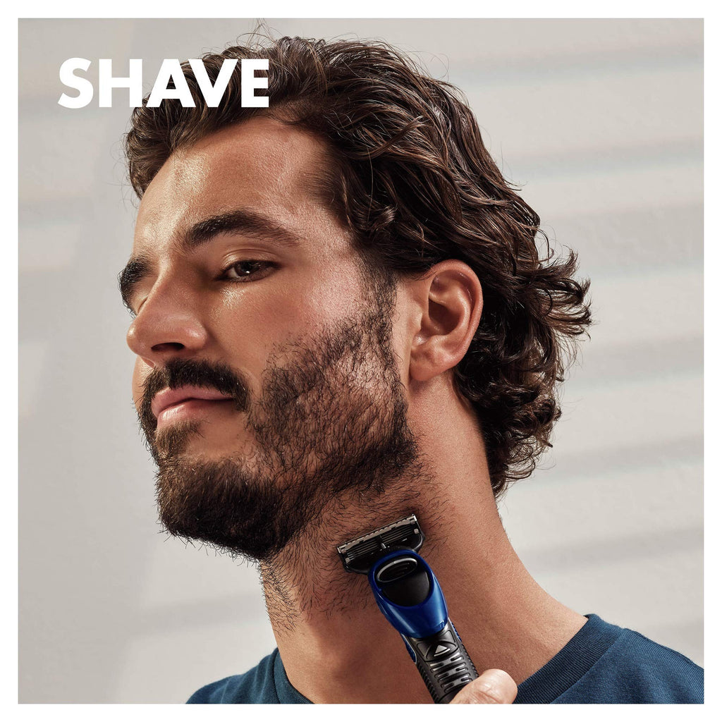 Gillette All Purpose Styler: Beard Trimmer, Fusion Razor & Edger for Men