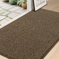 BEQHAUSE Dirt Trapper Door Mat - Non-Slip, Washable, Absorbent | 36" x 60" Brown Entrance Mat