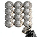 12Pcs Shaver Replacement Blades, Compatible with Skull Pitbull Shaver Gold/Silver/Platinum PRO, Super Close Shaving Heads.