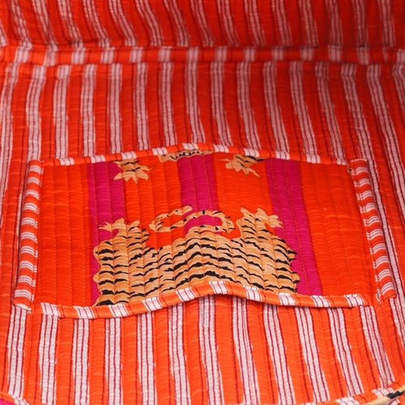 INDACORIFY Cotton Printed Tote Bag - Handmade Ethnic Design for Women | Versatile Daily Use Shopping Bag