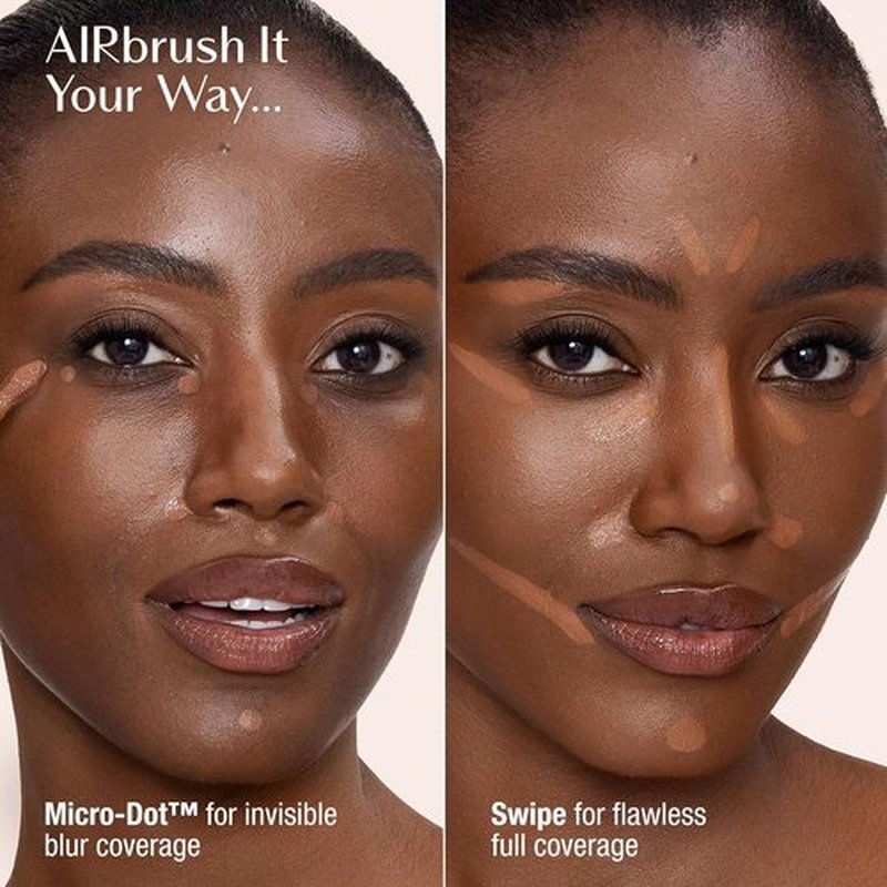 Charlotte Tilbury AIRbrush Flawless Blur Concealer - Longwear, Hydrating & Crease-Proof Formula for Dark Circles & Blemishes