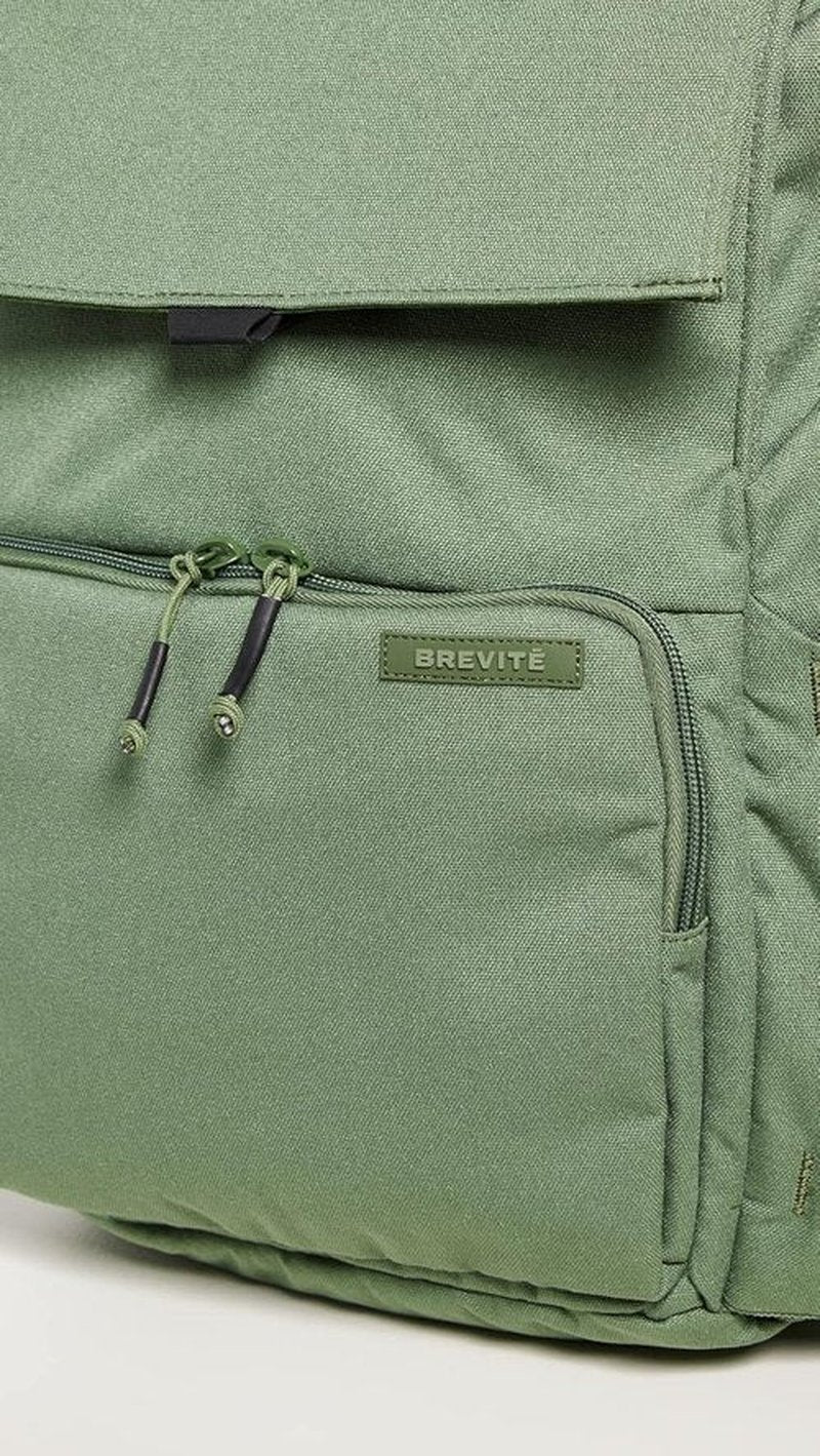 Brevite The Daily Backpack - Stylish Green Design | Versatile One Size Fits All