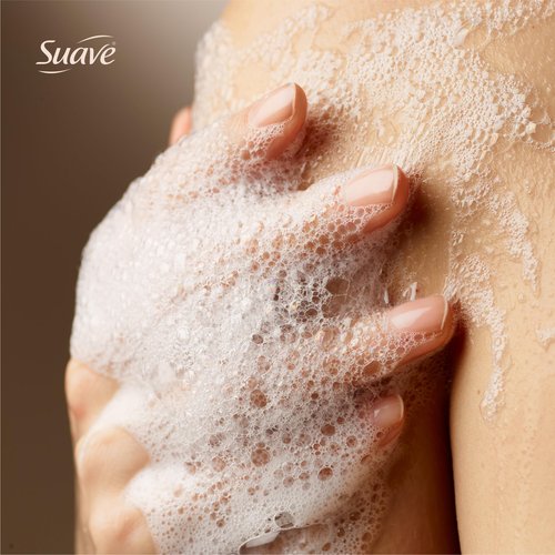 Suave Moisturizing Body Wash, with Wild Cherry Blossom and Vitamin E Extract, No Parabens, No Phtahaltes, 18 Oz Pack of 6