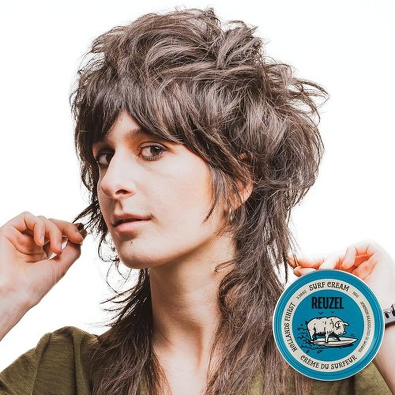 Reuzel Surf Texture Cream - Light Hold & Matte Finish, Water Soluble Styling for All Hairstyles | 3.38 oz