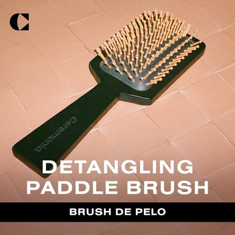 Ceremonia Bamboo Paddle Brush - Sustainable Hair Brush for Thick Hair & Scalp Stimulation