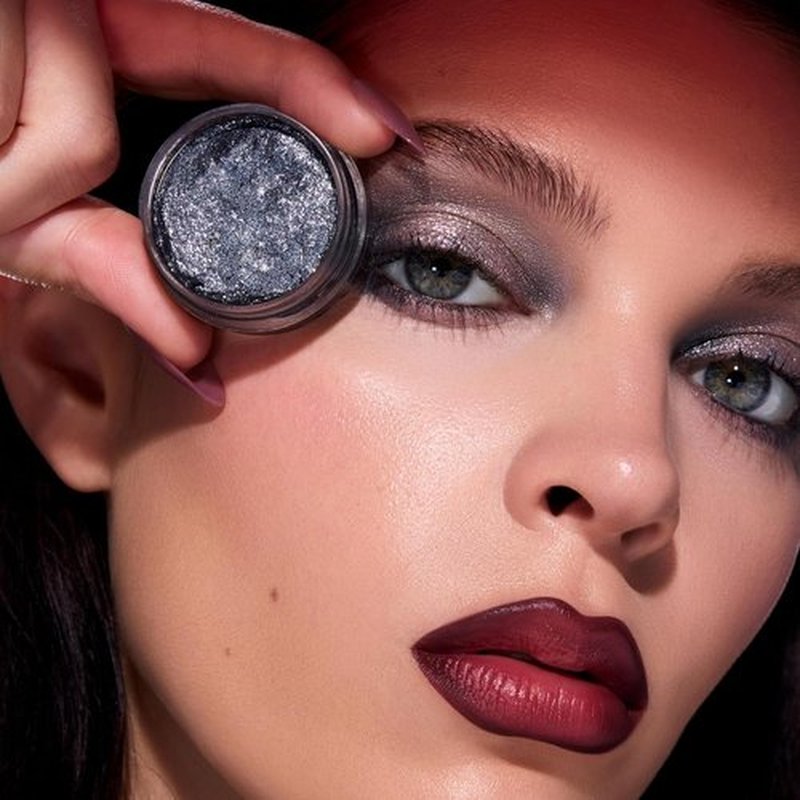 ColourPop Eclipse Jelly Much Gel Eye Shadow - Metallic Formula for Intense Color Payoff - Newborn Army (0.23 oz)