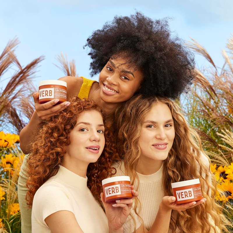 VERB Curl Defining Mask - Enhance Curl Definition & Retention - Moisturizing, Frizz Control | Vegan & Sulfate-Free
