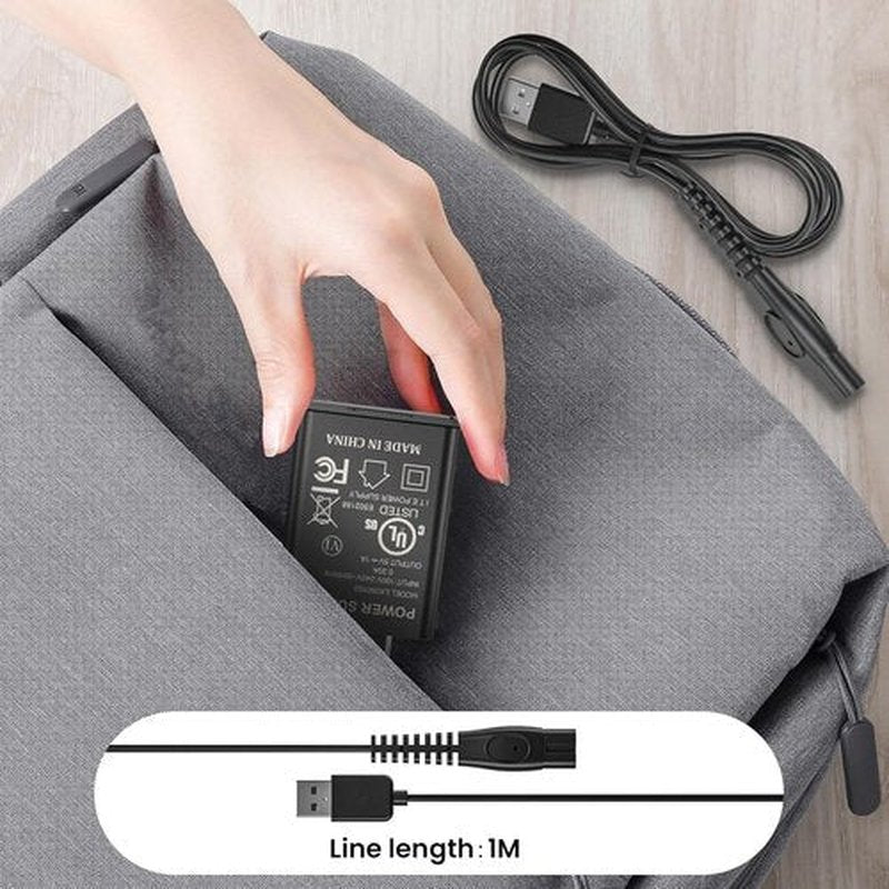 Philips Norelco OneBlade Charger - 5V USB Charging Cord for Wet & Dry Shavers | Compatible with QP2724, MG5910, QP2834, MG7910, MG9510