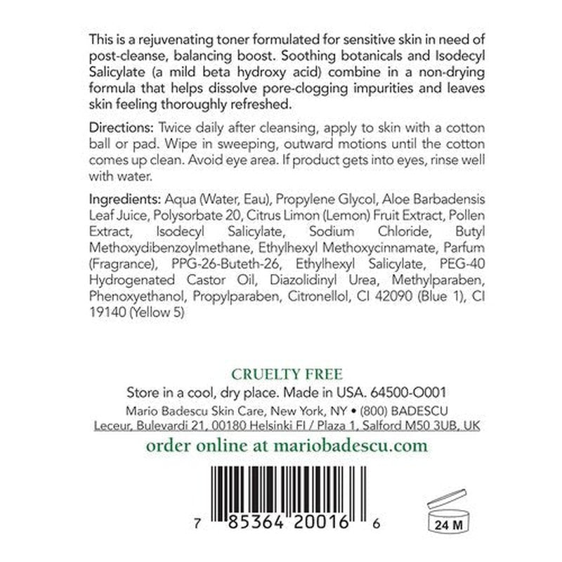 Mario Badescu Keratoplast Cleansing Lotion Toner - Soothing Face Toner with Aloe Vera for Rejuvenated Skin