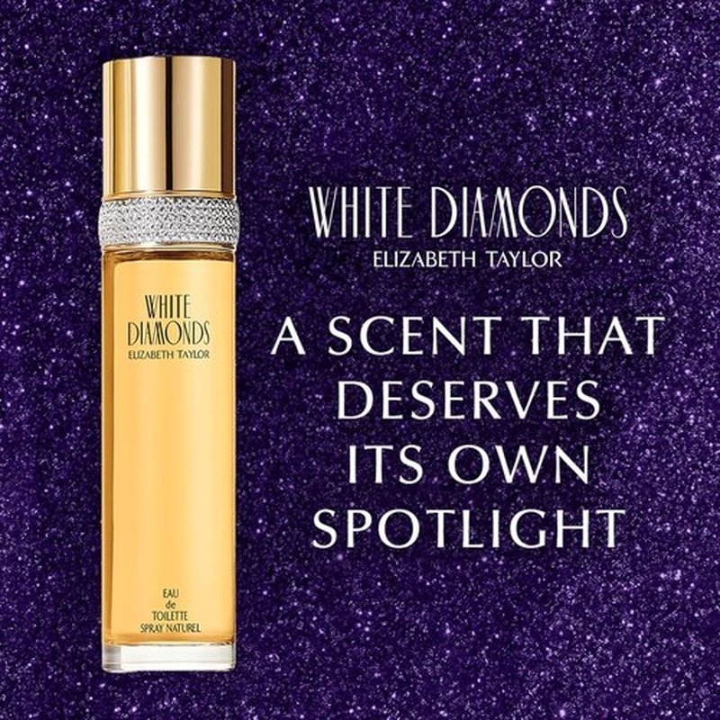 Elizabeth Taylor White Diamonds Eau de Toilette Set - Floral Women's Fragrance with Moisturizing Body Gel & Cream