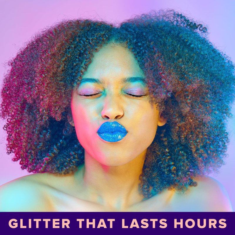 UNICORN SNOT Quiet Riot Glitter Lip Duo | 2-in-1 Set: Matte Lipstick & Plastic-Free Glitter | 0.15oz Red Lipstick & 0.16oz Gloss, Clash