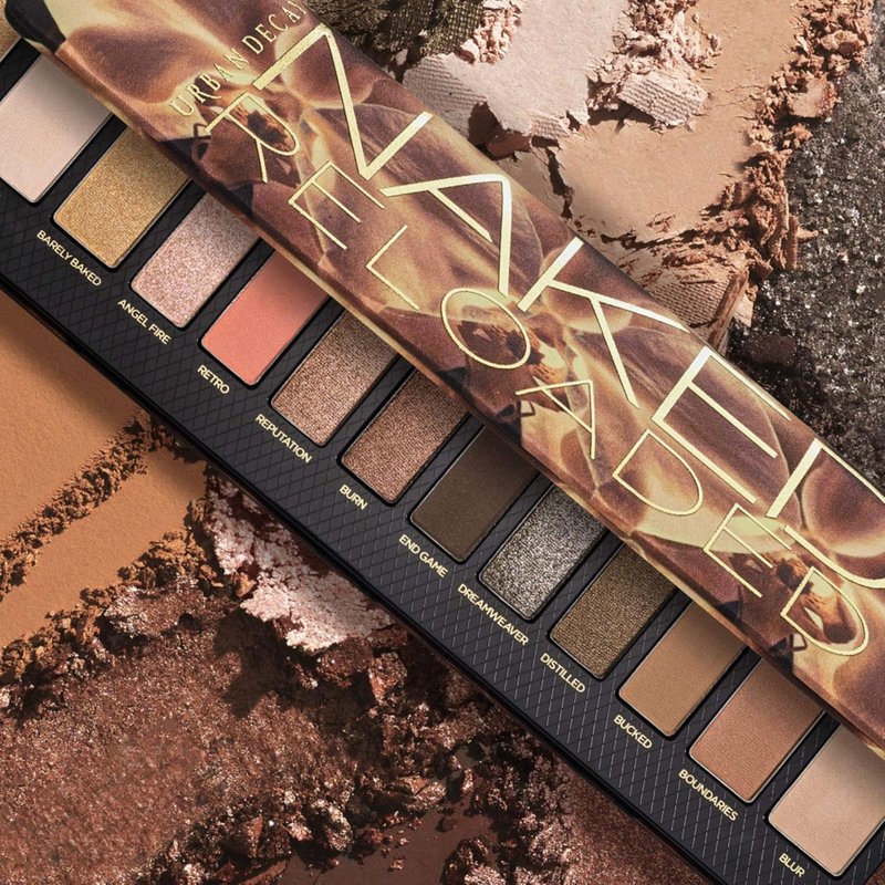 Urban Decay Naked Reloaded Eyeshadow Palette - 12 Warm Bronze Shades for Natural Smokey Eye | Vegan & Cruelty-Free