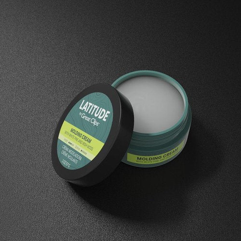 GREAT CLIPS LATITUDE Molding Cream | Hair Gel for Men | Low to Medium Hold + Low Shine | 2oz | Packaging May Vary