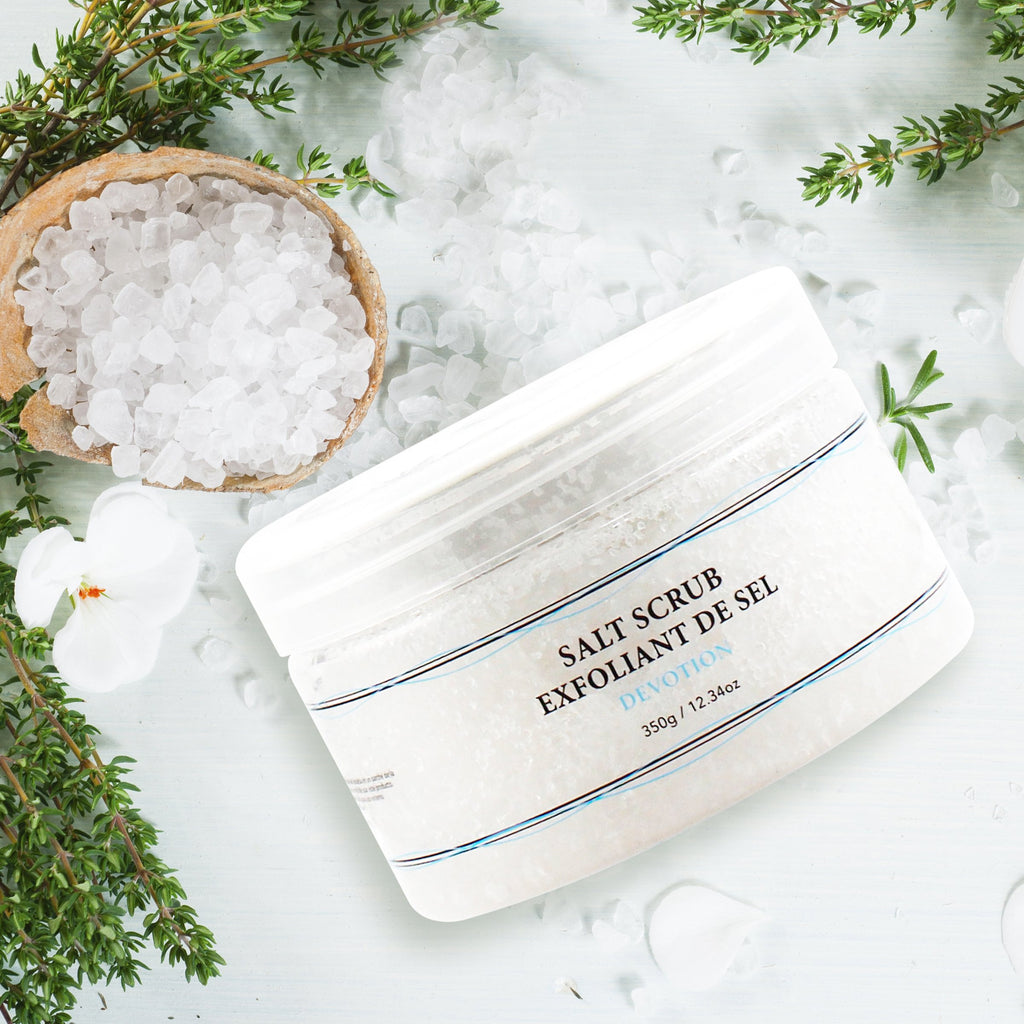 Vivo Per Lei Dead Sea Salt Scrub - Body Exfoliating Scrub with Dead Sea Minerals - Sea Salt for Hands, Feet & Body - Body Scrub to Gently Exfoliate Skin - Pack of 2