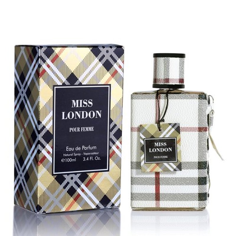Miss London Eau De Parfum for Women - Floral & Citrus Blend with Honeysuckle, Rose, Jasmine - 100ml Elegant Scent for Daily Wear & Special Occasions