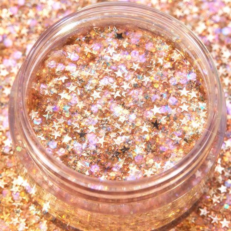 ColourPop Glitterally Obsessed Body Glitter Gel - Multi-Colored, Mess-Free Makeup - 0.06 oz Spinner