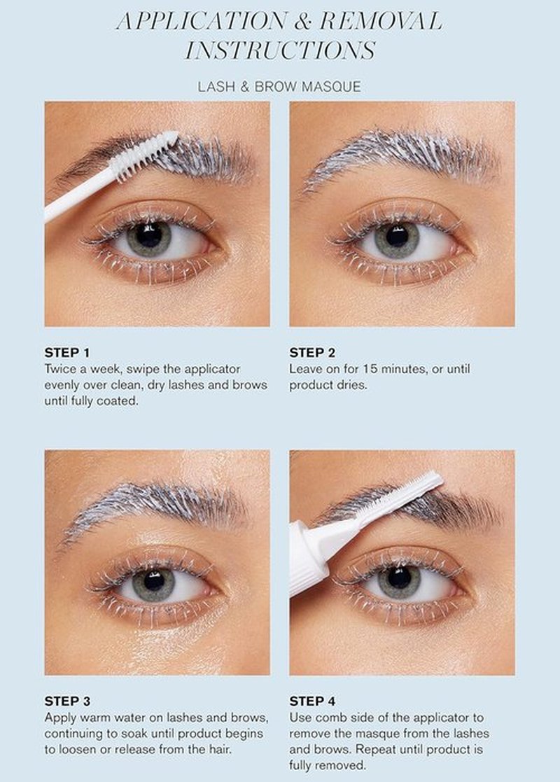 RevitaLash Cosmetics Lash & Brow Masque - Hypoallergenic, Cruelty-Free Formula for Nourished Lashes & Brows