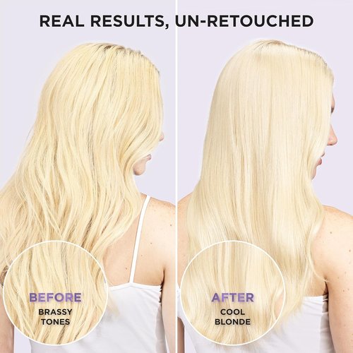 L’Oreal Paris EverPure Brass Toning Purple Shampoo - Sulfate Free for Blonde & Silver Hair | 6.8 Fl Oz