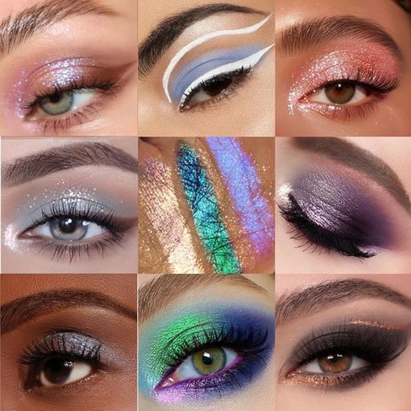 Skiennix Professional 12 Color Eyeshadow Palette - Multichrome & Matte Finish, Long-Lasting, Vegan