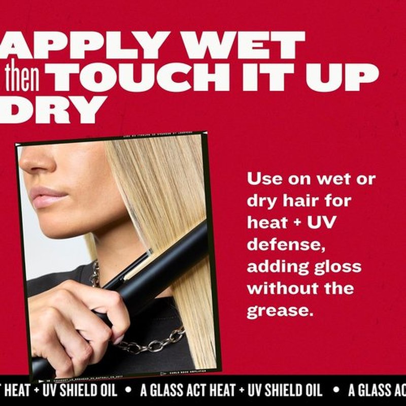 Bed Head by TIGI Heat Protectant Oil - Multi-Tasking UV & Color Defense, Anti-Frizz, 3.62 fl oz