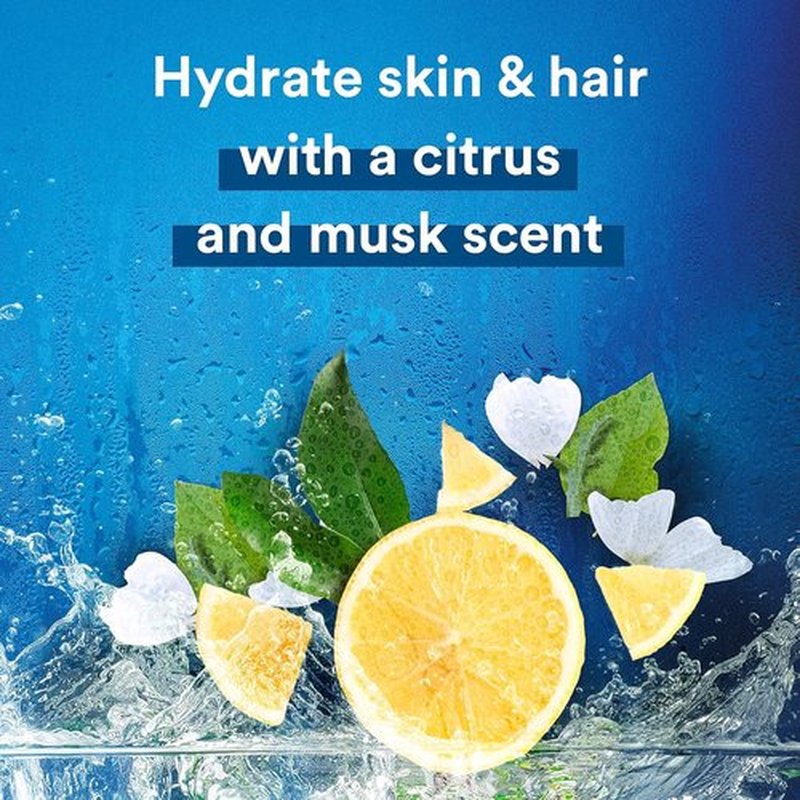 Suave Men 3-in-1 Moisturizing Body, Face & Hair Wash - Hydrating Citrus & Musk Scent | 18 Oz, Pack of 6