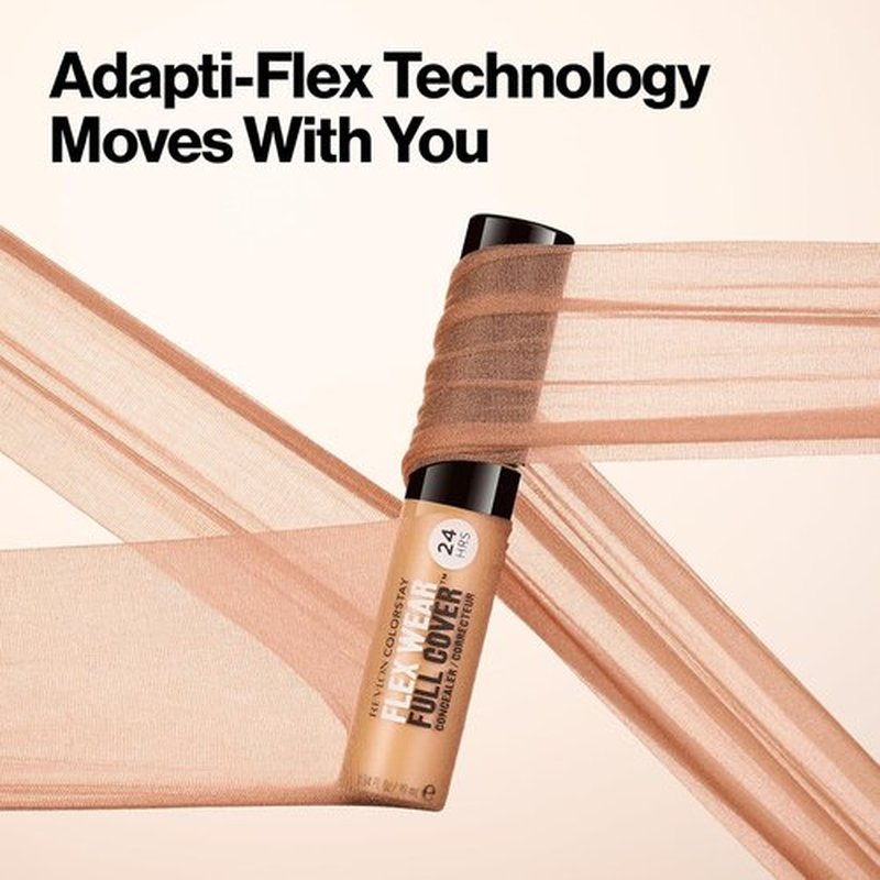 Revlon ColorStay Flex Wear Concealer - Full Coverage, Non-Creasing Formula with Hyaluronic Acid & Vitamin E | 005 Fair, 0.34 Fl Oz