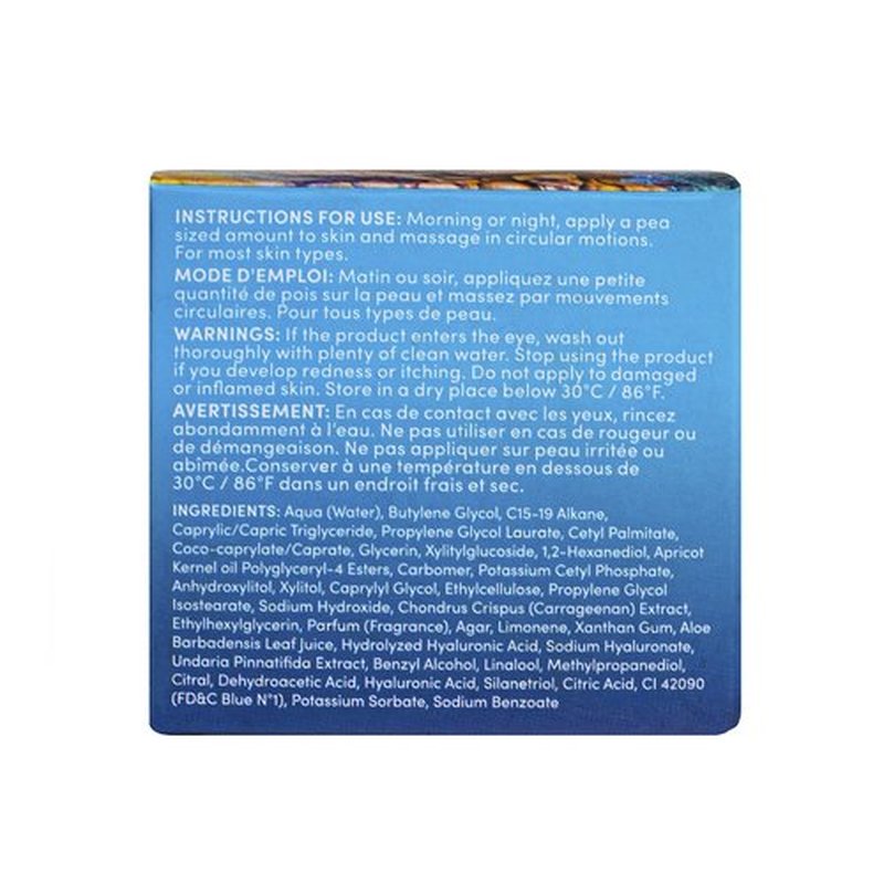 Sand & Sky Face Moisturizer Hyaluronic Acid Gel Cream - Tasmanian Spring Water Hydration Boost, Lightweight Water Cream for Dry Skin, Red Algae Skin Barrier Protection, Australian Skincare, 1.7 oz