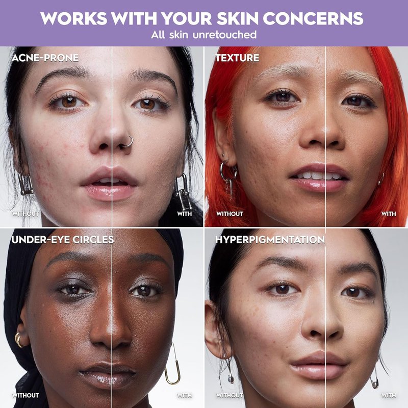 Urban Decay Face Bond Waterproof Foundation - Medium Coverage, Natural Matte, 3% Niacinamide, 1 fl oz