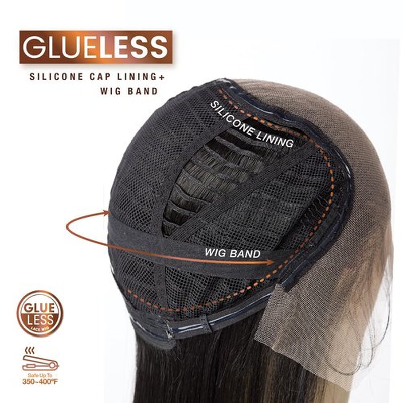 Sensationnel Bare Lace 13X6 Wigs - Unit 14 Lacefrontal Glueless Synthetic 180 Degree Preplucked Hairline (LT613/ASHBROWN)