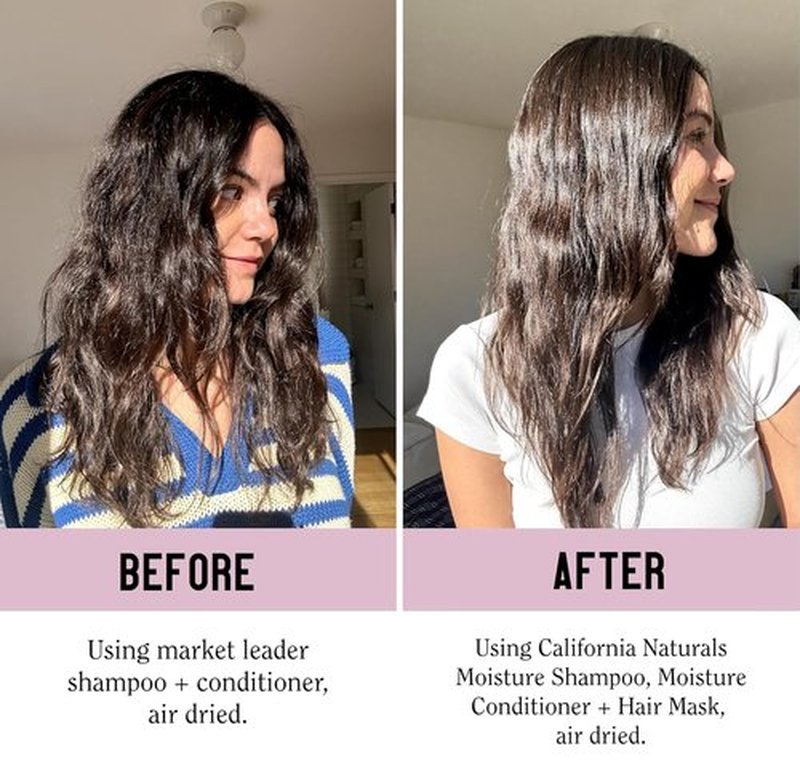 California Naturals Deep Repair Hair Mask - Vegan, Paraben & Sulfate Free Conditioner for All Hair Types | 12 fl oz