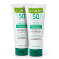 Medline Remedy 50+ Gentle Plant-Based Hydrating Cleanser for Sensitive Skin, Moisturizing Formula, 6 oz., Pack of 2
