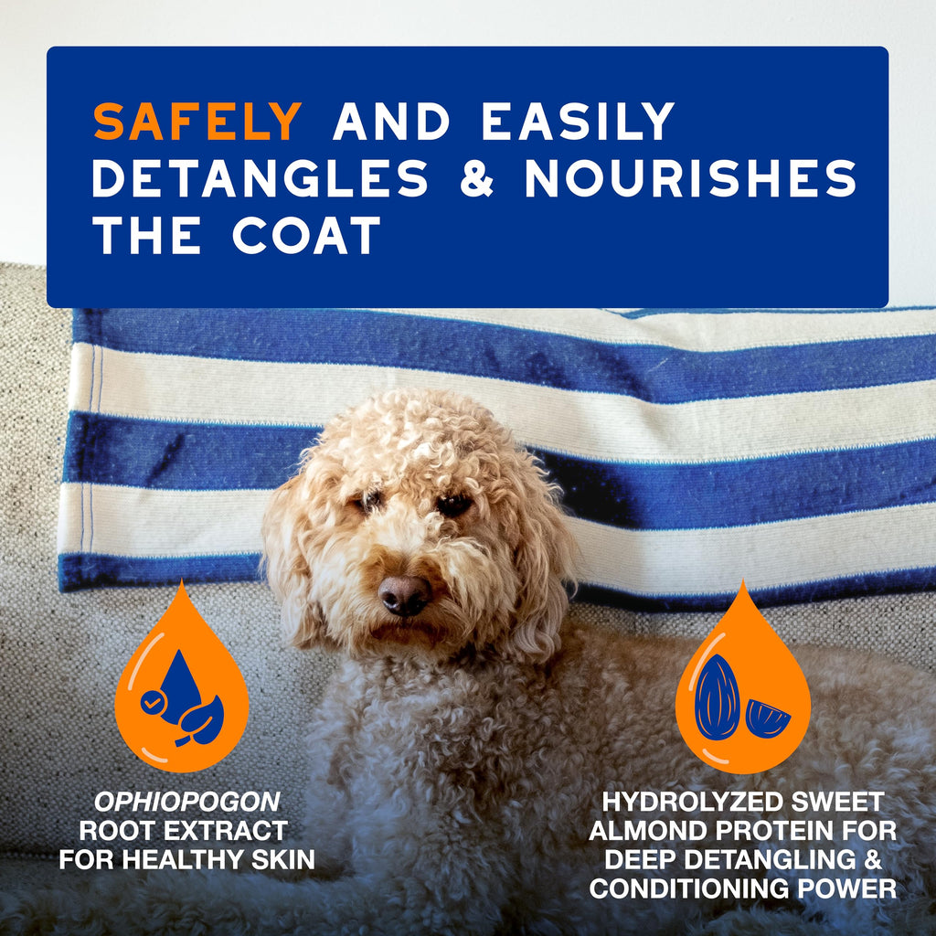 DOUXO SPA Dog Detangler Spray, 10 fl oz, Safely Detangles, Revives, and Nourishes the Coat, Skin-Friendly Formula