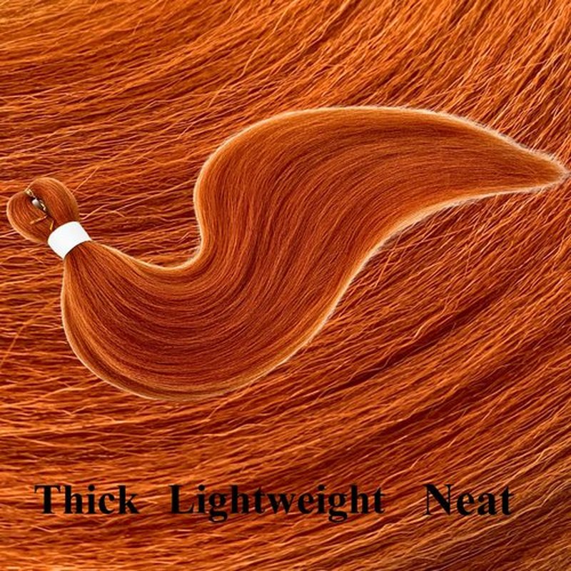 Ginger Orange Boho Braiding Hair Extensions Pre Stretched Boho Curly Deep Wave Crochet Boho Braids Gyal Bohemian Hypoallergenic Ez Braid Non Toxic Synthetic Yaki Fulani