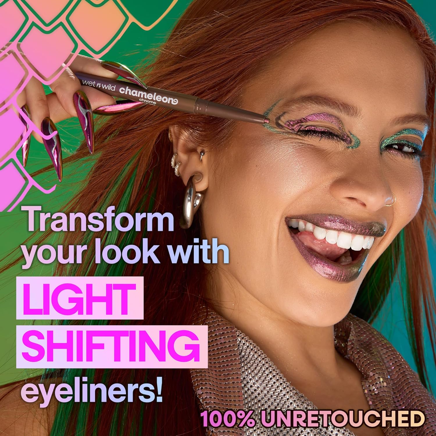 Wet n Wild Chameleon Chrome Eyeliner - Waterproof, Smudge-Proof, Long-Lasting 18-Hour Wear | Cosmic Seeker