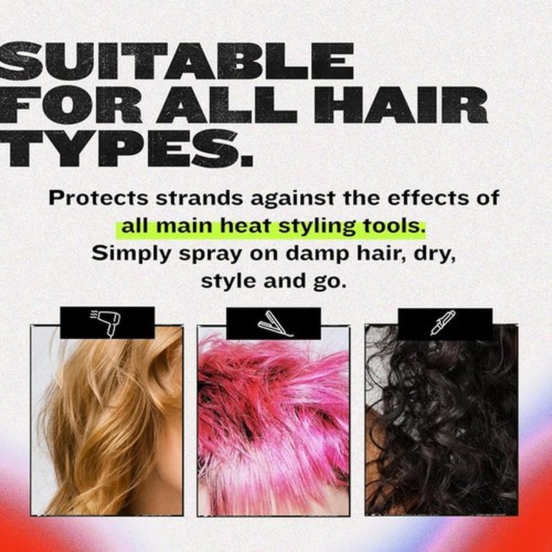TIGI Bed Head Some Like It Hot - Heat Styling & Protection Spray | Anti-Humidity Shield, 3.38 fl oz