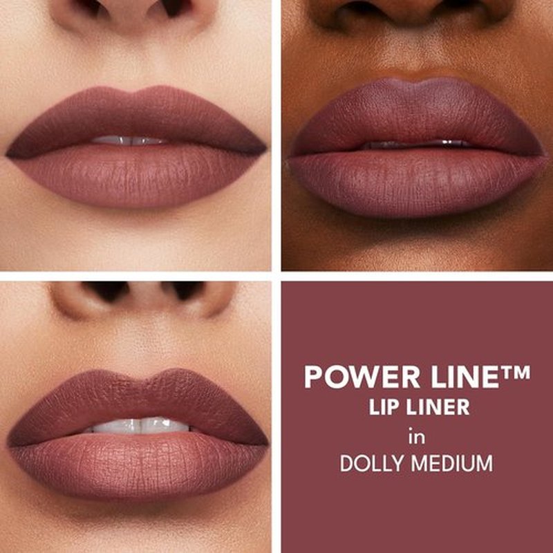 BUXOM Power Line Lip Liner - Long Lasting, Waterproof & Moisturizing Formula with Peptides | Matte Finish