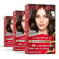 Revlon ColorSilk Permanent Hair Color - 100% Gray Coverage, Ammonia-Free, Vegan Keratin, 41 Medium Brown (Pack of 3)