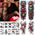 Cerlaza Christmas Temporary Tattoos for Adults, Christmas Accessories Holiday Makeup Tattoo Stickers, Santa Xmas Decorations Party Favors Stocking Stuffers, Holiday Outfits for Women