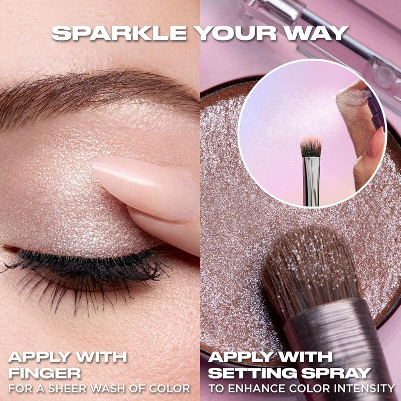 Urban Decay 24/7 Moondust Glitter Eyeshadow - Buildable Sparkly Eye Glitter, Long-Lasting Shimmer | 0.06 oz