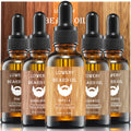 (2 Pack of 5-Pack) Beard Oil for Men, Sandalwood, Vanilla, Cedarwood, Pine, Unscented Fragrances, Mens Beard Oil w Argan & Jojoba Oil,