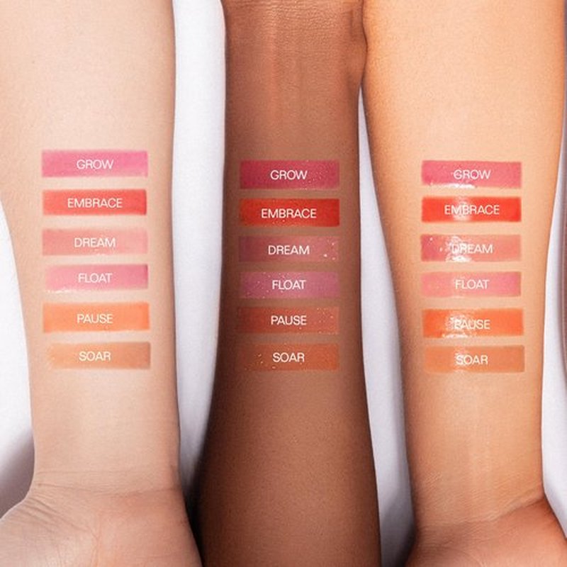 Karuna Skin - Tinted Lip Oil, Soothing & Moisturizing Lip Products with Peptides, Antioxidants, Hydrating Flattering Vegan Lip Tint (Dream)