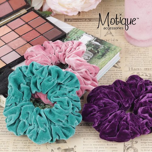 Jumbo Velvet Scrunchy (Taupe)